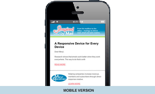 responsive email — mobile