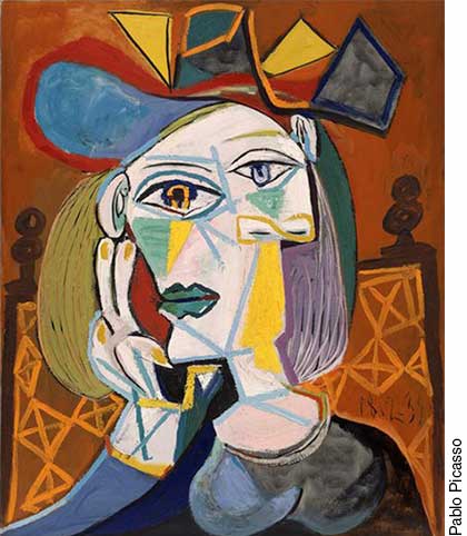 Cubism painting