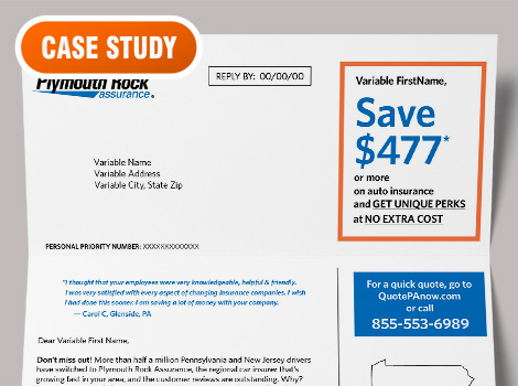 Insurance Direct Mail Case Study