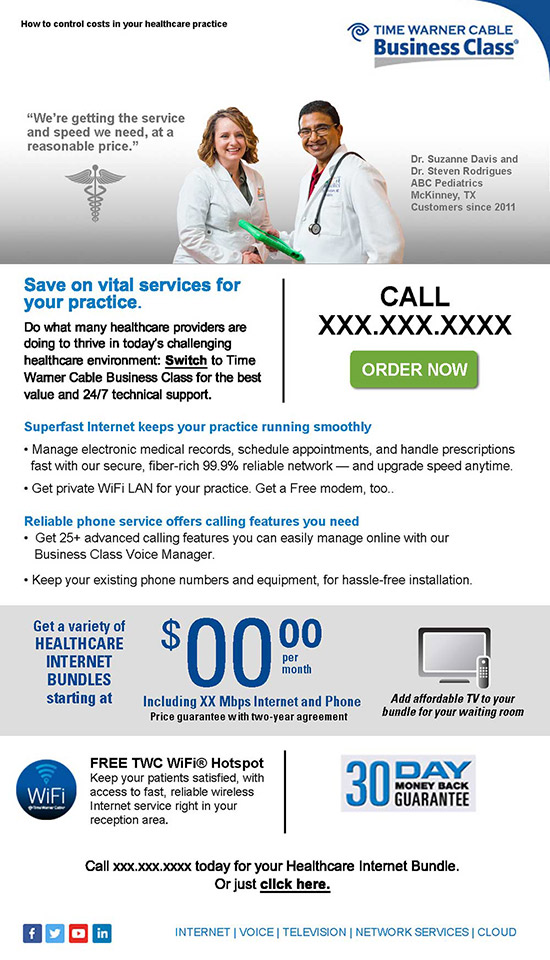 Time Warner Cable Business Class Acquisition Email