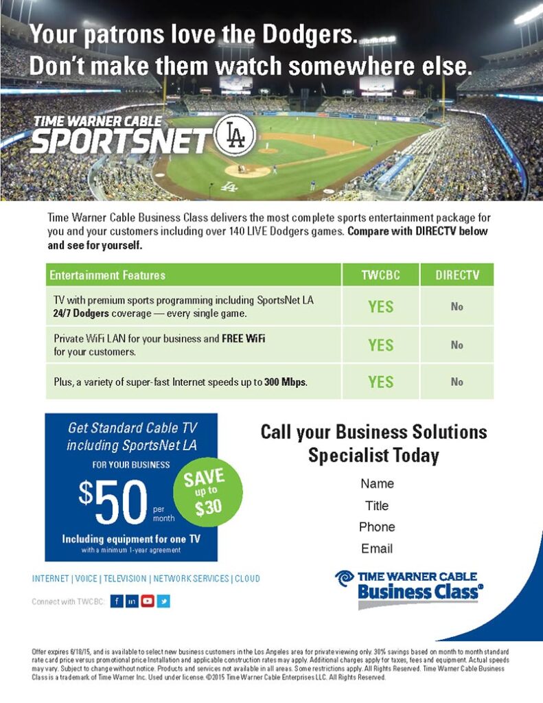 Time Warner Cable Business Class Flyer